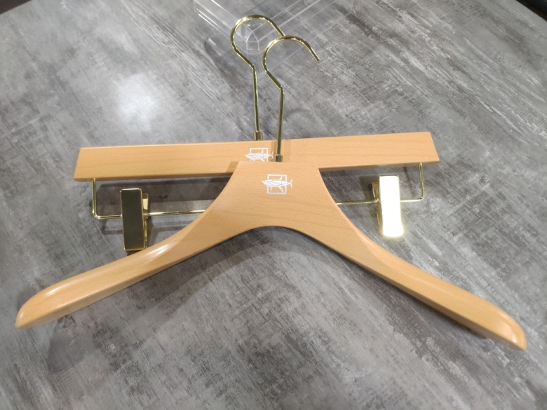 Custom branded hanger