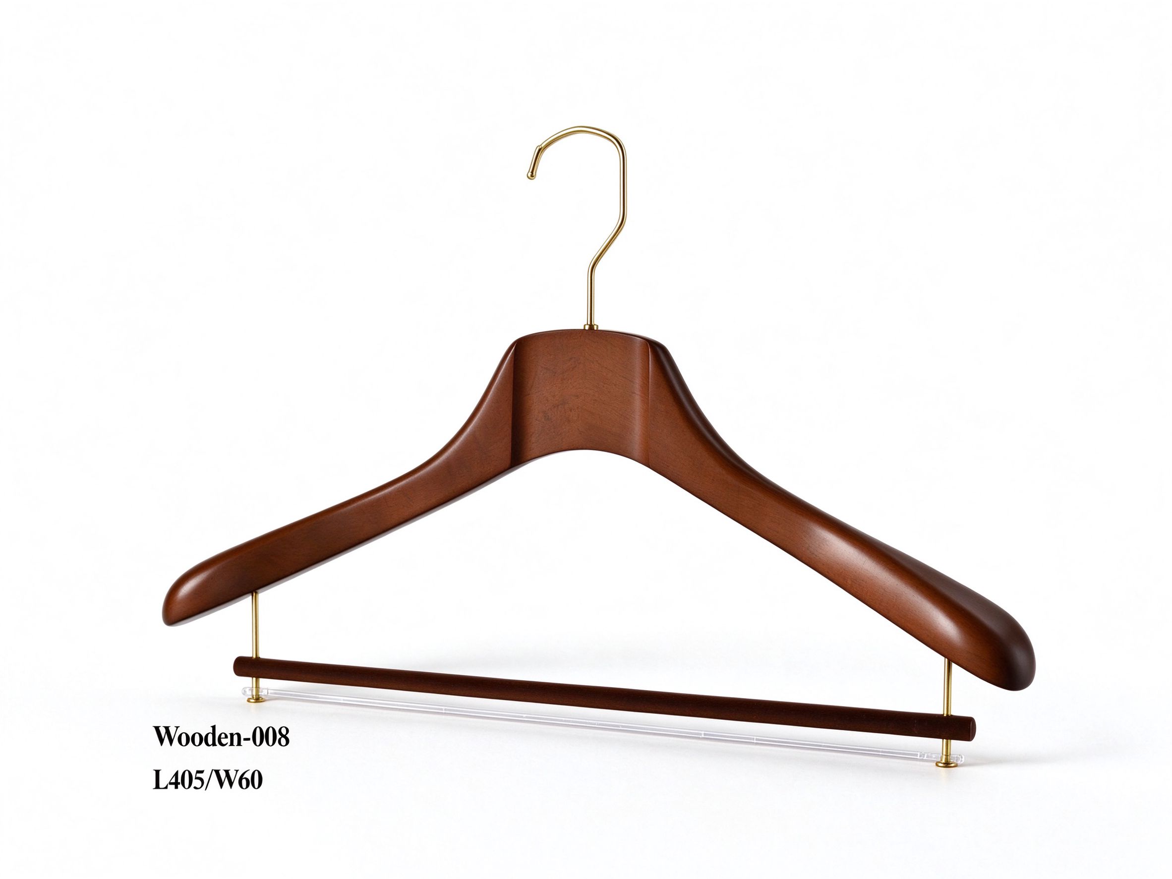 Solid wood hanger